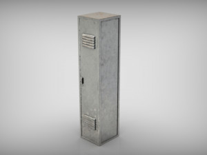 metal locker Modelo 3D