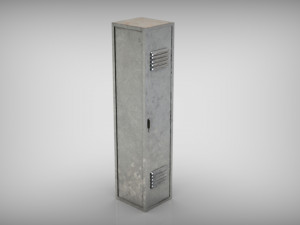 metal locker Modelo 3D