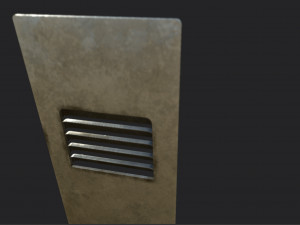 metal locker Modelo 3D