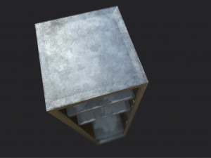 metal locker Modelo 3D