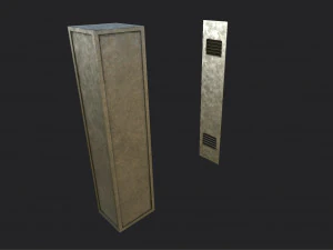 arm&aacute;rio met&aacute;lico Modelo 3D