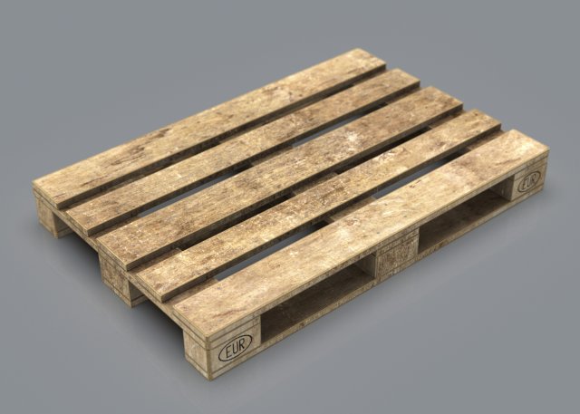 pallet 3D 模型 .c4d .max .obj .3ds .fbx .stl .blend 