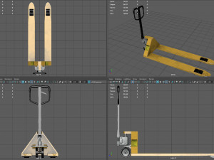 hand pallet truck 3D Model