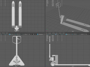 hand pallet truck 3D Model