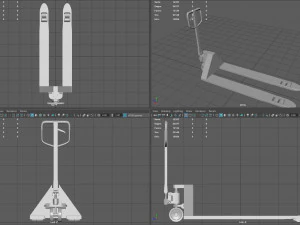 hand pallet truck 3D Model