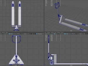 hand pallet truck 3D Model