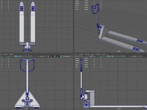 hand pallet truck 3D Model