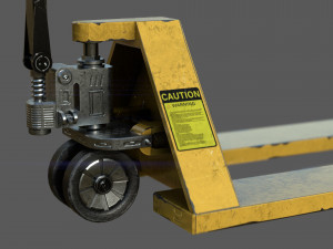 hand pallet truck 3D Model