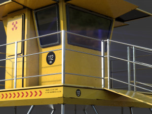 lifeguard tower 3D 模型