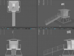 lifeguard tower 3D Model