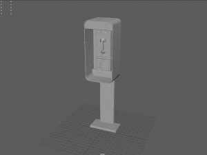 pay phone 3D Model