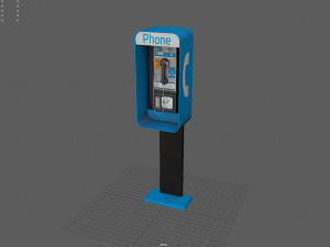 pay phone 3D Model