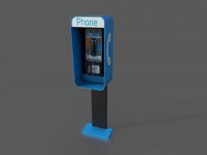 pay phone 3D Model
