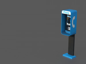 pay phone 3D Model
