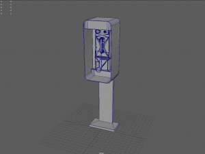 pay phone 3D Model
