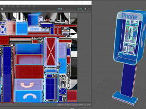 pay phone 3D Model
