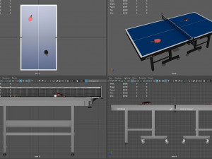 ping pong table 3D Model