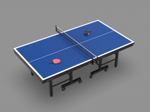 ping pong table 3D Model