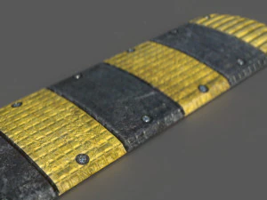 dosso stradale Modello 3D