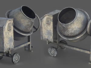 concrete mixer Model 3D