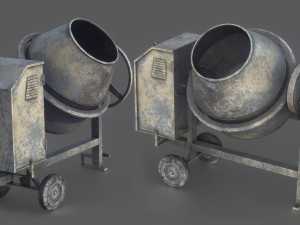 concrete mixer 3D Model