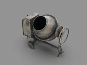 Betonmischer 3D Modell