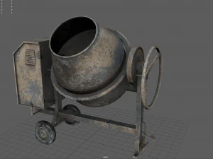 Betonmischer 3D Modell