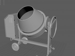 concrete mixer 3D मॉडल