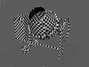 concrete mixer 3D मॉडल