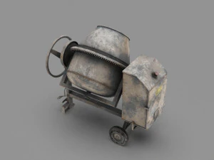 Betonmischer 3D Modell