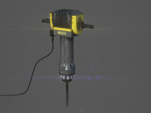 electric demolition jack hammer 3D Model