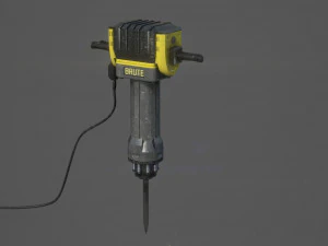 electric demolition jack hammer 3D Model