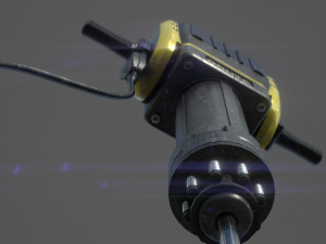 electric demolition jack hammer 3D Model