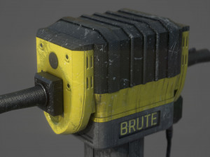 electric demolition jack hammer 3D Model