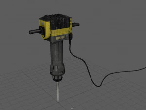 electric demolition jack hammer 3D Model