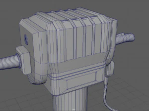 electric demolition jack hammer 3D Model