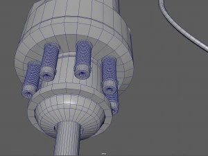 electric demolition jack hammer 3D Model