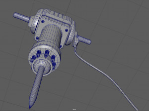 electric demolition jack hammer 3D Model