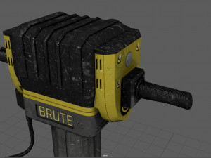 electric demolition jack hammer 3D Model