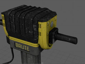 electric demolition jack hammer 3D Model