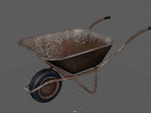carriola Modello 3D