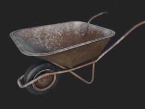 wheelbarrow 3D मॉडल