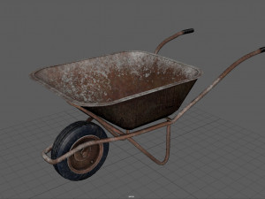 wheelbarrow 3D मॉडल