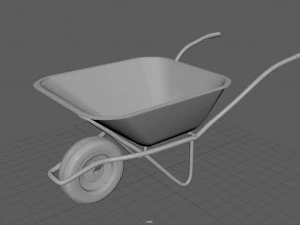carriola Modello 3D