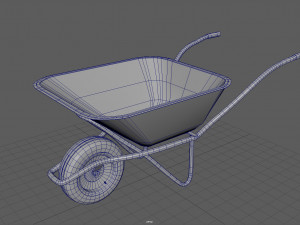 wheelbarrow 3D मॉडल