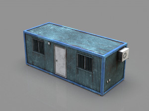 container house for worker 3D Модель