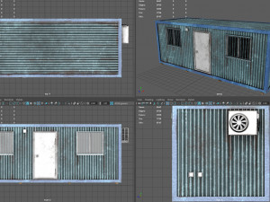 container house for worker 3D Модель