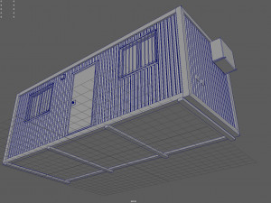 container house for worker 3D Модель