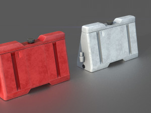 new jersey barriers 3D Model