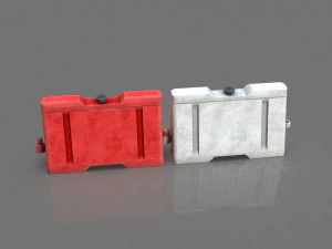 new jersey barriers 3D Model